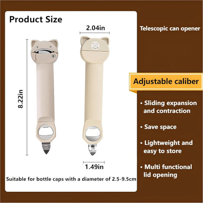 Multifunctional Magnetic Can Opener