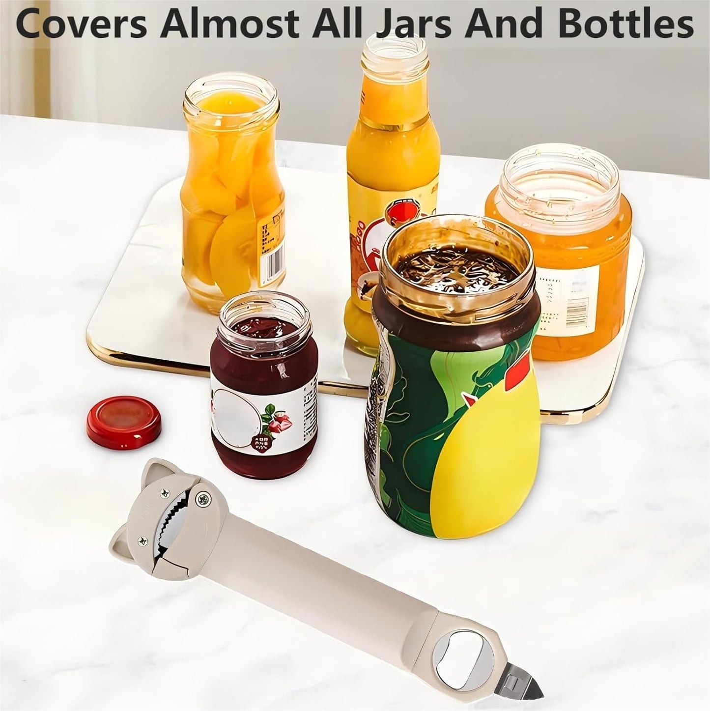 Multifunctional Magnetic Can Opener