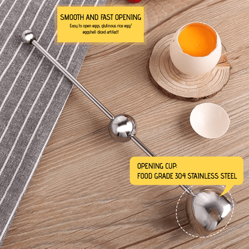 Stainless Steel Egg Cracker Tool