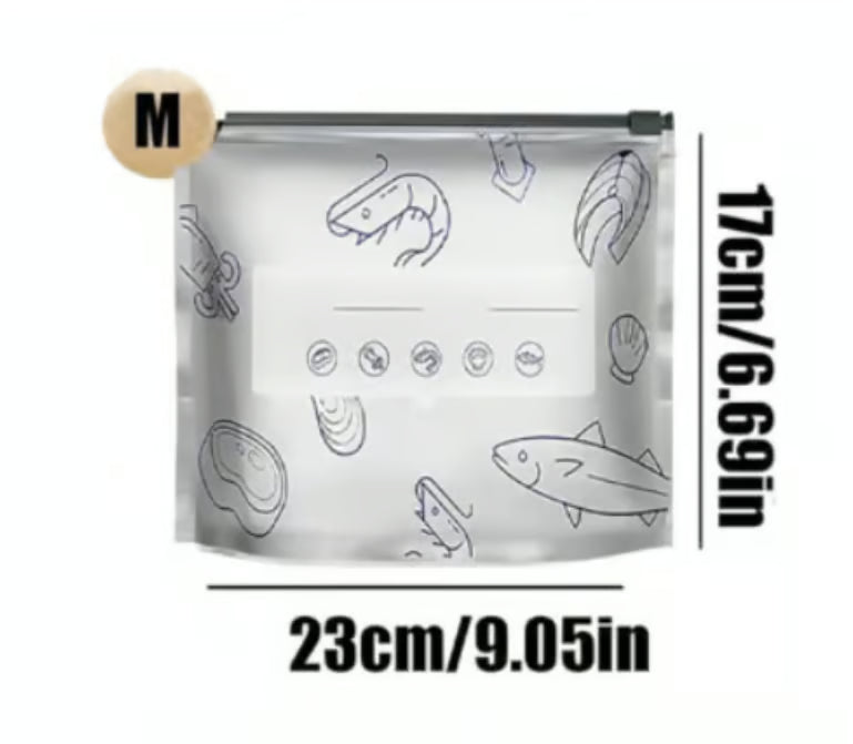 Reusable Aluminum Foil Sealable Storage Bags