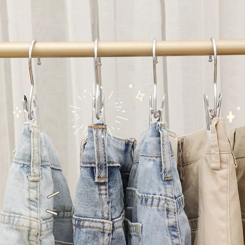 Space-Saving Clothes and Hat Storage Hook