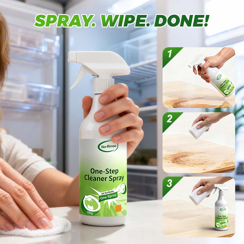 🧼 BUY 3 GET 1 FREE! ✨ All-Purpose No-Rinse Spray - Cleans & Disinfects All Surfaces in Seconds 🚿📦