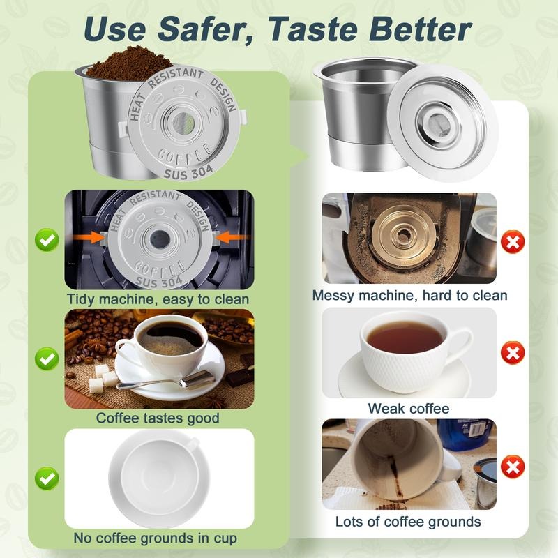 2 Pack Eco-Friendly Permanent Coffee Pods