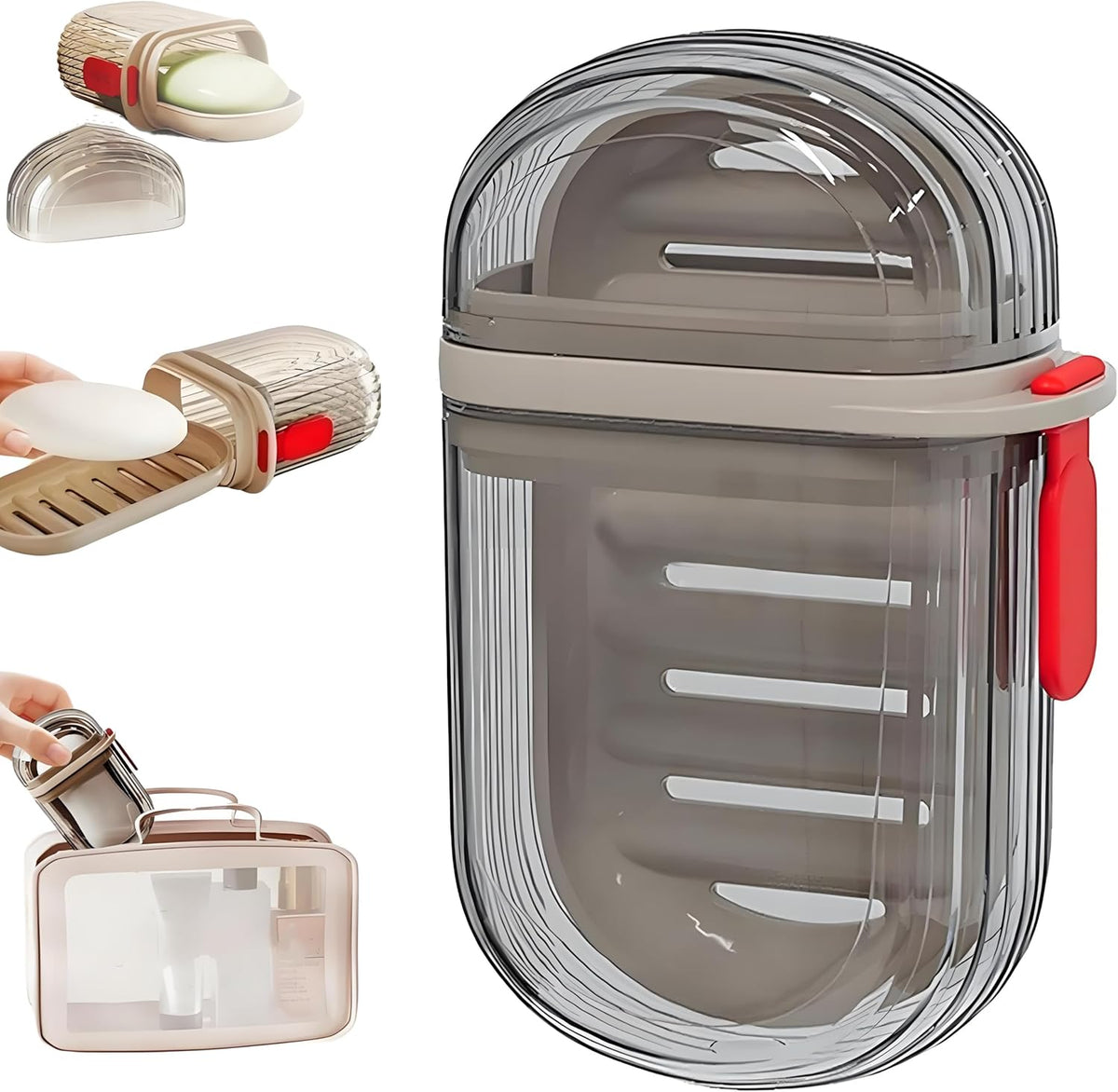 Travel Soap Case with Drain