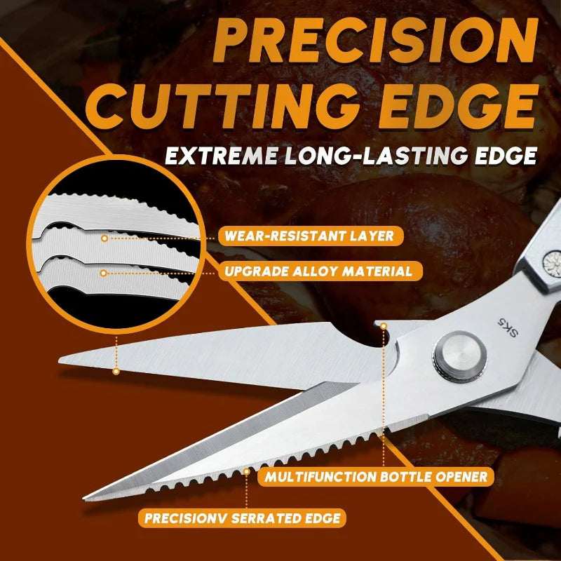 Japanese Steel 7-in-1 Multifunction Kitchen Shears