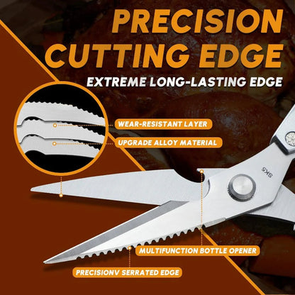 Japanese Steel 7-in-1 Multifunction Kitchen Shears