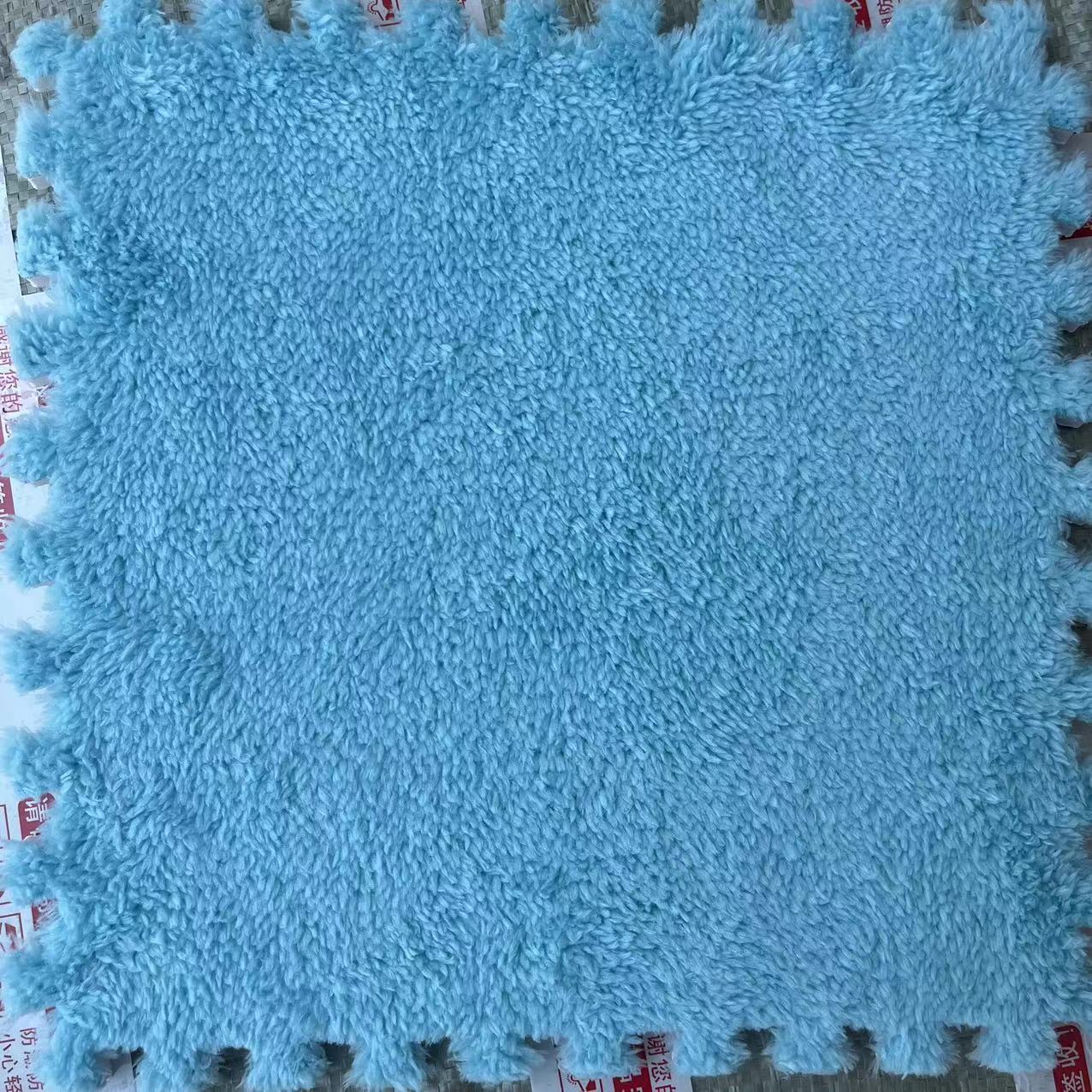 Plush Patchwork Foam Floor Mat