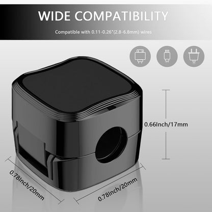 Magnetic Cord Organizer, Easy Secure Adhesive Cable Management
