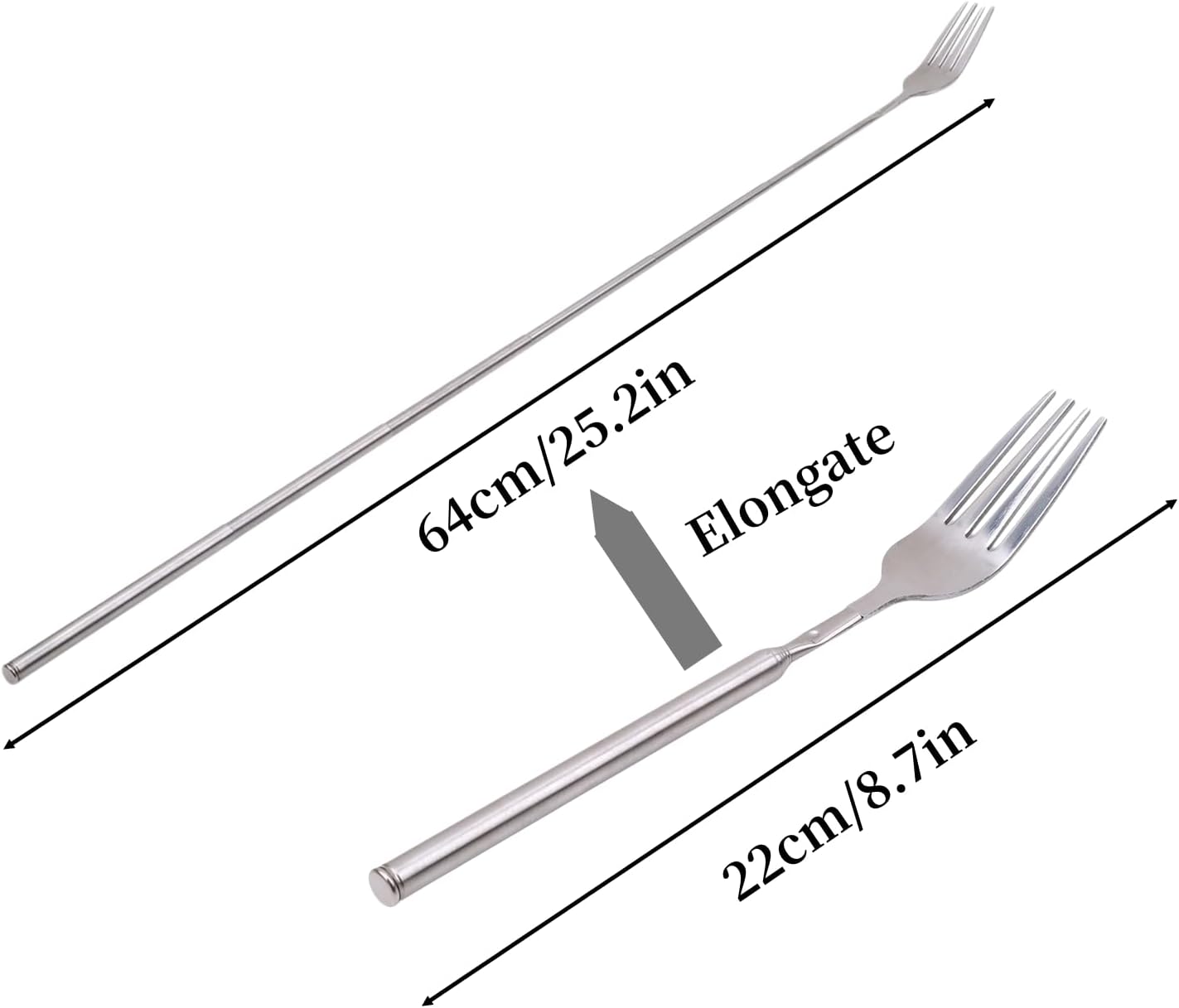 Stainless steel telescopic fork