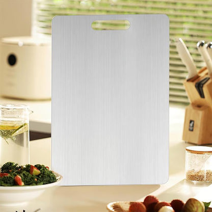 🔥Stainless Steel Double Sided Chopping Board,Best Gifts