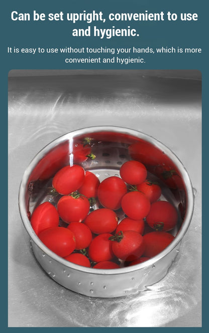 stainless steel drain basket for kitchen sink