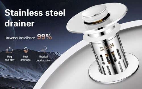 Universal Stainless Steel Drain Strainer