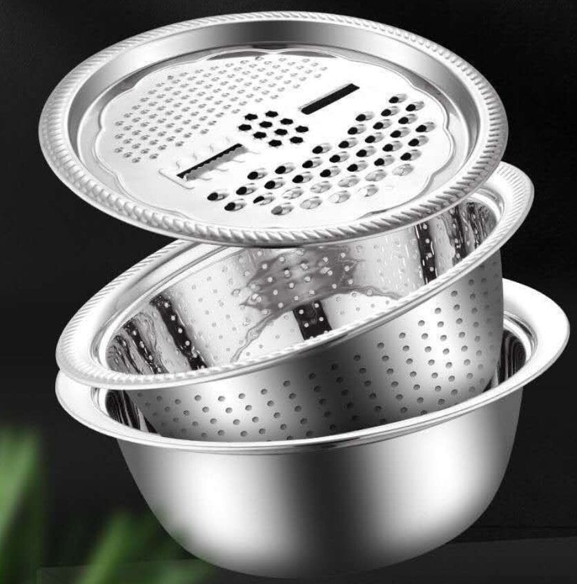 🎁Germany Multifunctional stainless steel basin💥