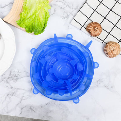 Reusable Silicone Stretch Lids – 6 Piece Set