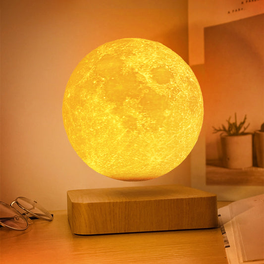 Magnetic Levitation Moon Lamp – Romantic Night Light & Decorative Atmosphere Lamp