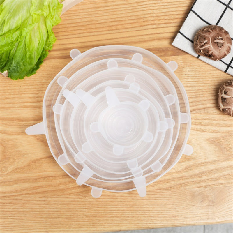 Reusable Silicone Stretch Lids – 6 Piece Set