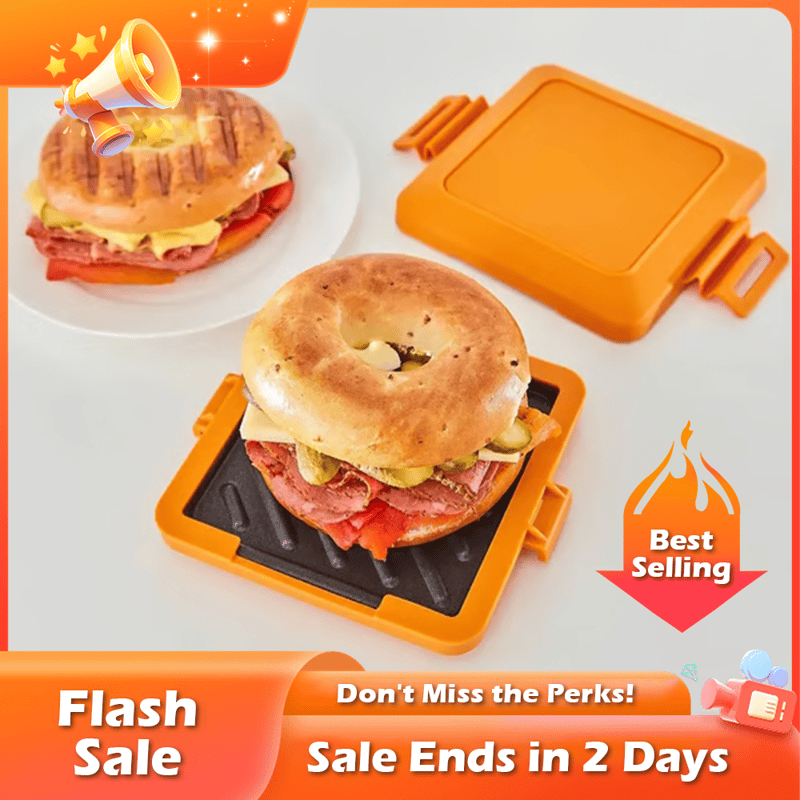 🏆Flash Sale⚡ 50K+ SOLD! Almost Gone-💥🔥Microwave Toastie Sandwich Maker