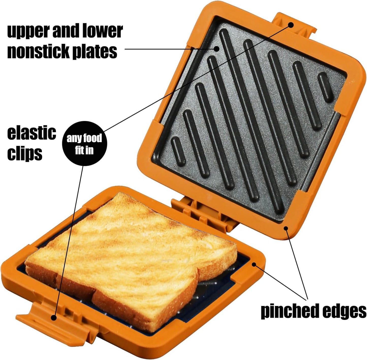 【💥Final 3-hour Preferential Deal 💥】2025 HOT SALE🥪Microwave Toastie Sandwich Maker