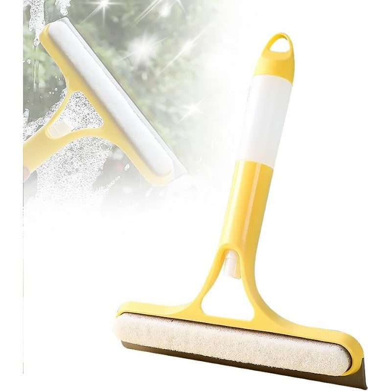 BrightSwipe 3 in 1 Window Squeegee Cleaner with Spray Bottle