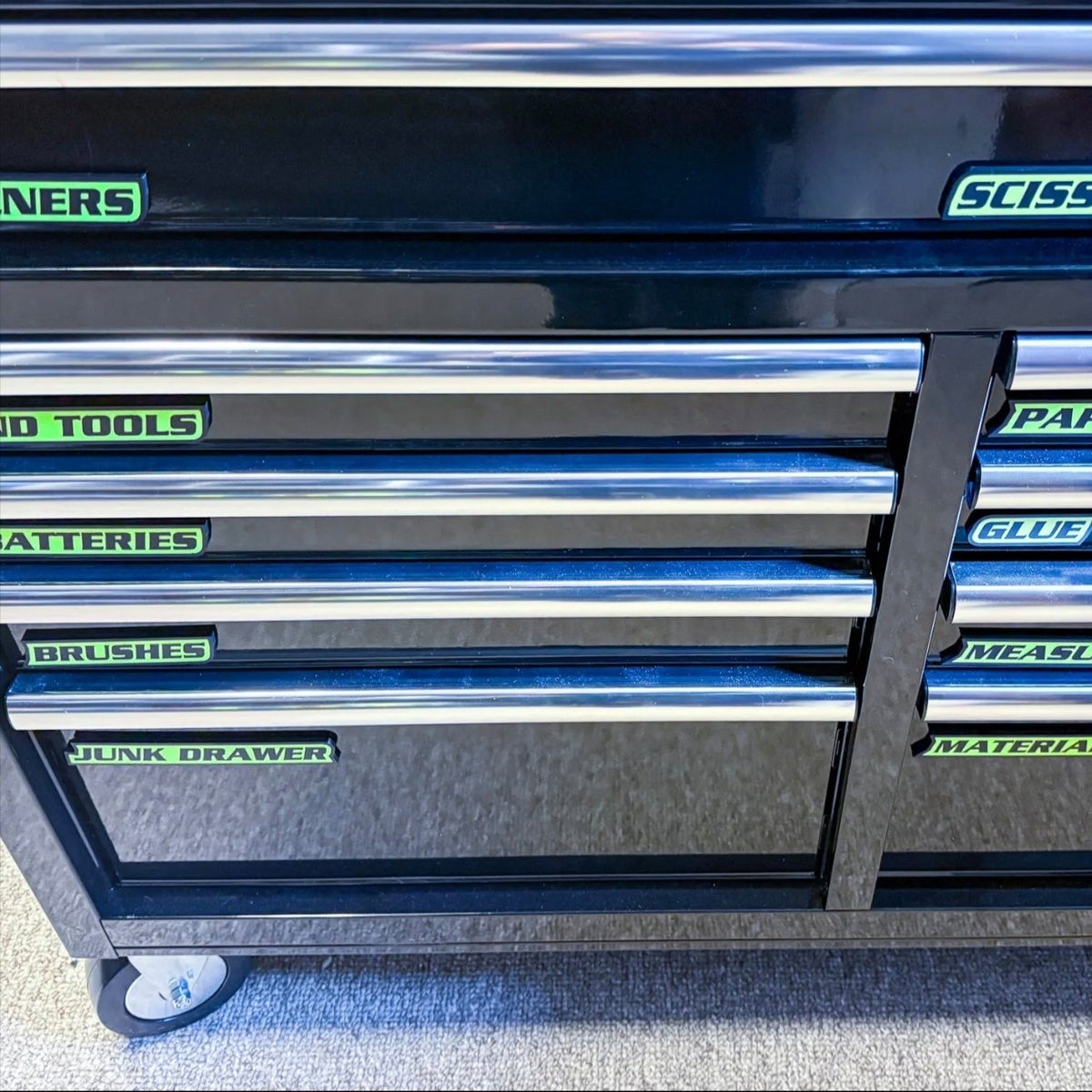 🌟12 Pack of Magnetic Toolbox Labels🔩