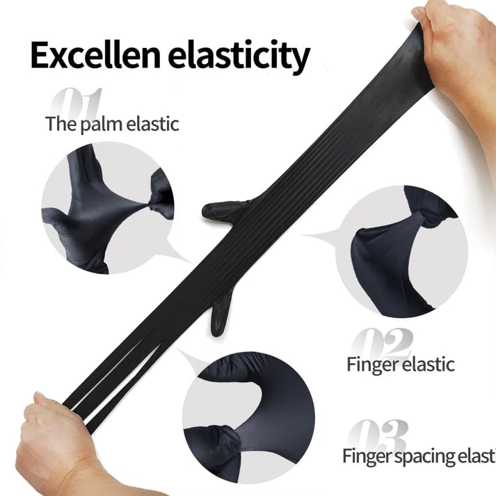 2026 New Years Sale - High Elastic Protective Rubber Nitrile Gloves