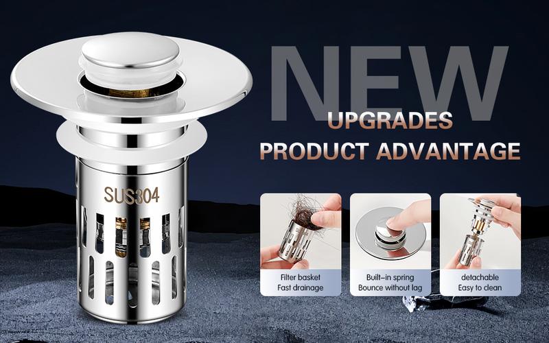 Universal Stainless Steel Drain Strainer