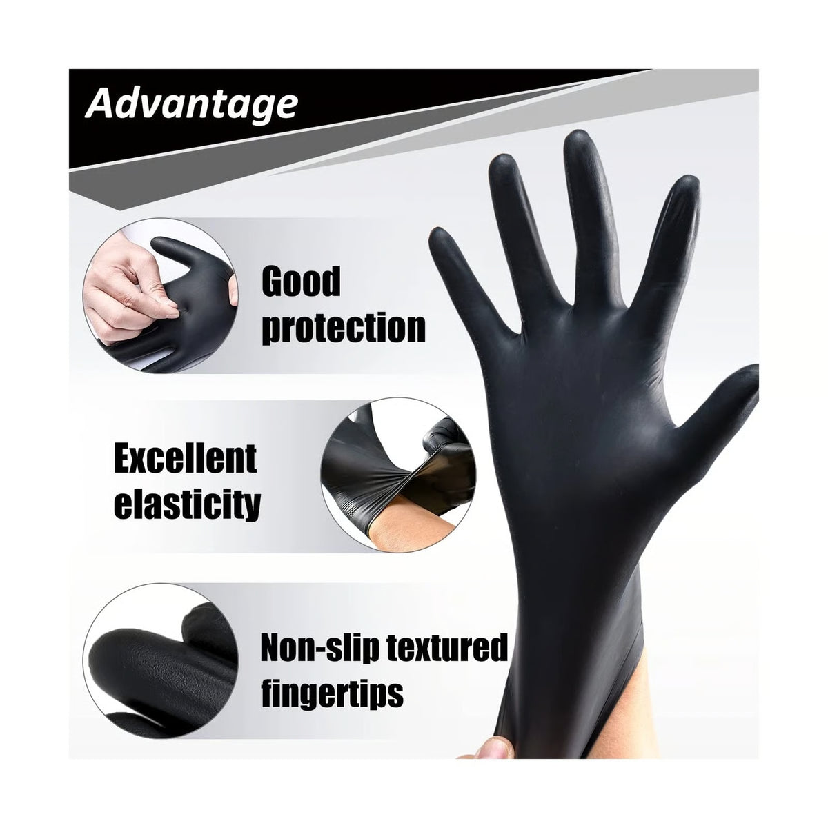 2026 New Years Sale - High Elastic Protective Rubber Nitrile Gloves