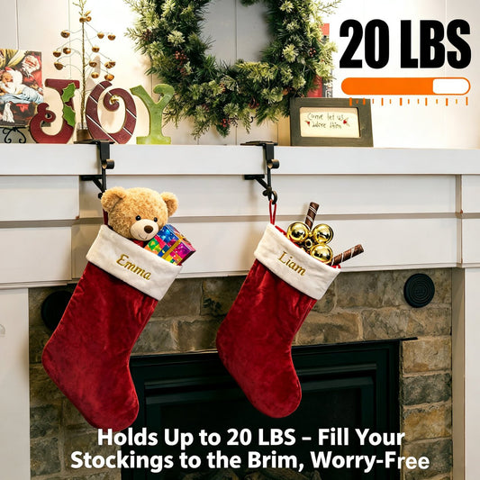 🎄Fireplace Stocking and Garland Hanger