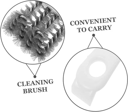 36360° Gap Cleaning Brush Set for Kitchen Stove Grills - BBQ Grill Cleaner with Extendable Handle