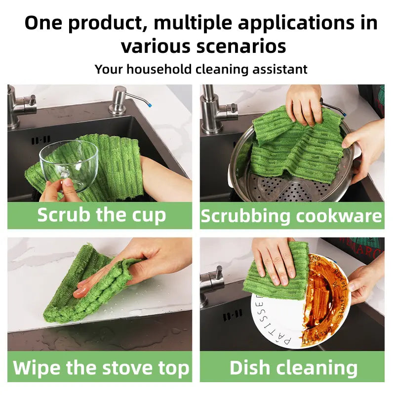 20 PCS Tearable Antibacterial Cleaning Cloths