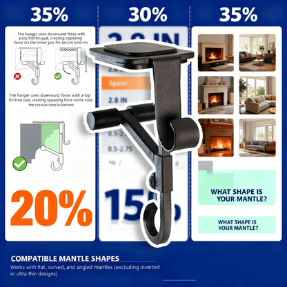 🎄Fireplace Stocking and Garland Hanger