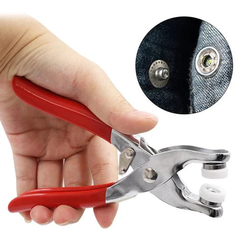 CraftPress Snap Button & Pliers Tool Kit | 100pcs Metal Snaps for Clothes, Bags & Crafts 🧵