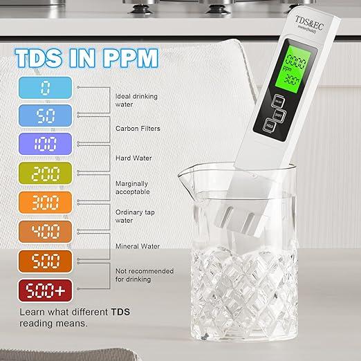 PureMeter 4 in 1 Tds Meter Digital Water Tester