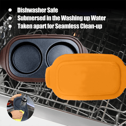Quick-Heat Microwave Egg Cooker|Poacher|fryer-Multi-Use microwave egg maker for Breakfast Sandwiches