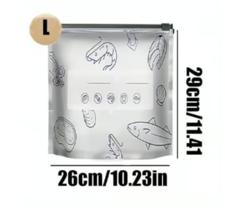 Reusable Aluminum Foil Sealable Storage Bags