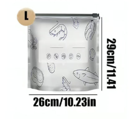 Reusable Aluminum Foil Sealable Storage Bags