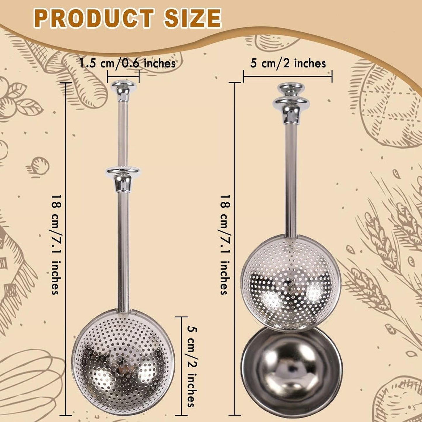Multifunctional Stainless Steel Powder Sifter