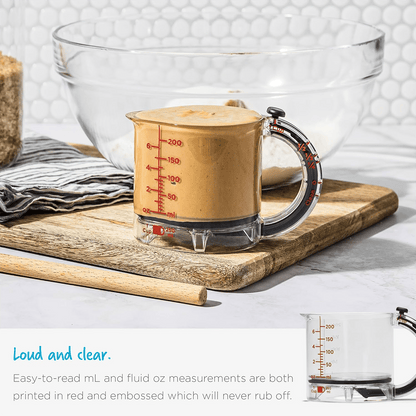 ✨4-in-1 Adjustable Measuring Cup