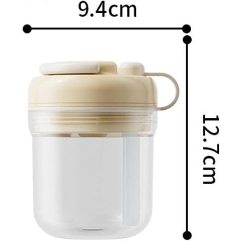 Integrated Push-Action Ice Cup
