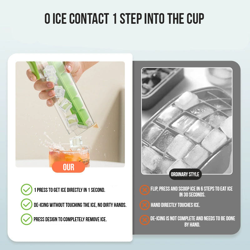 Easy Ice Press Tray