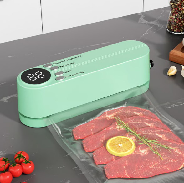 🥗 Keep Your Food Fresh ✨Mini Wireless Vacuum Sealer