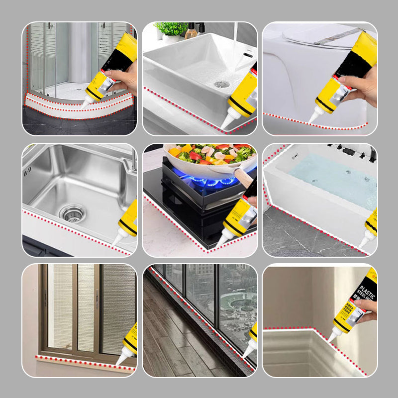 Multifunctional Waterproof White Caulk with Scraper