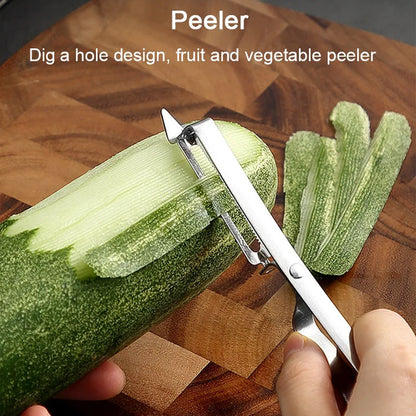 Stainless Steel 3 Pieces Peeling Tool Set