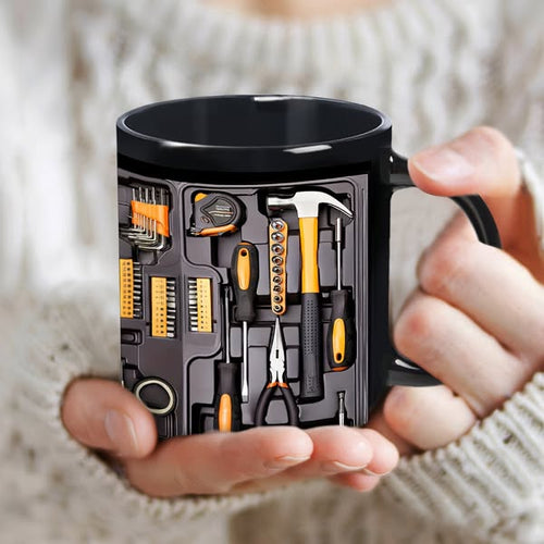 Funny Coffee Mug – Toolbox Set for Mechanics