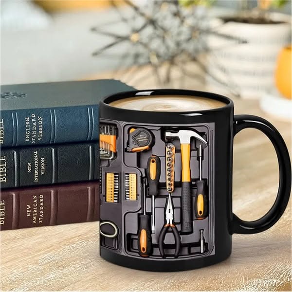 Funny Coffee Mug – Toolbox Set for Mechanics