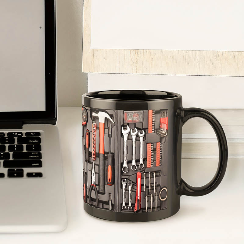 Funny Coffee Mug – Toolbox Set for Mechanics