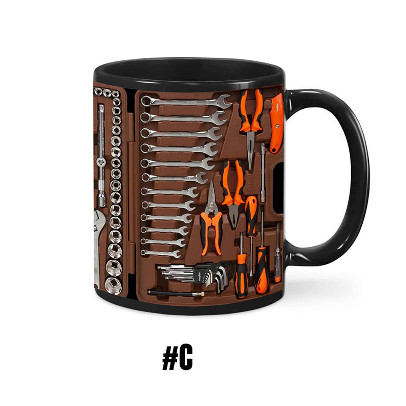 Funny Coffee Mug – Toolbox Set for Mechanics