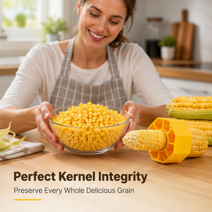 Corn Stripper – Stainless blade, non-slip grip & mess-free. Strips corn in seconds