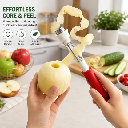 2-in-1 Apple Corer and Peeler Tool 2 Pack