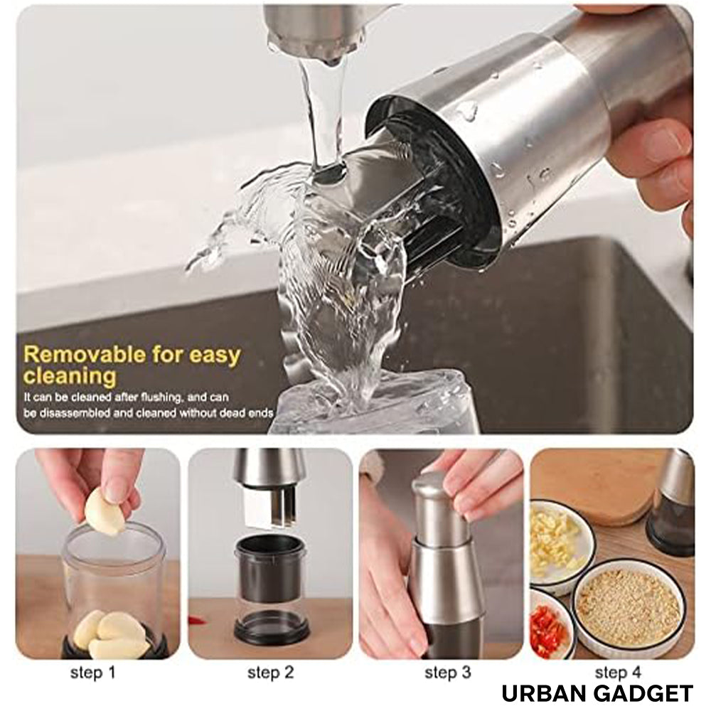 Stainless Steel Press-Down Food Chopper
